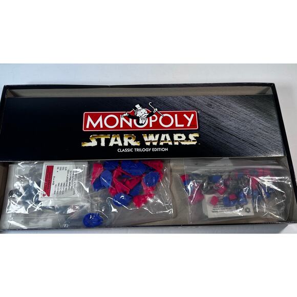 Star Wars Monopoly Classic Trilogy Edition 1997 Game - Picture 5 of 6